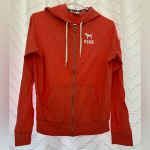 VS PINK lightweight full zip hoodie